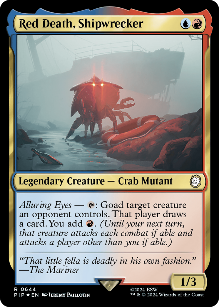 Red Death, Shipwrecker (Surge Foil) [Fallout] | Tables and Towers