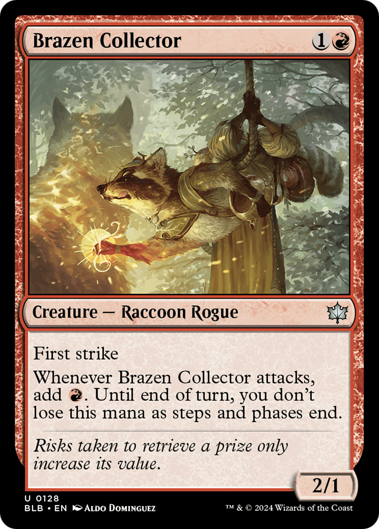 Brazen Collector [Bloomburrow] | Tables and Towers