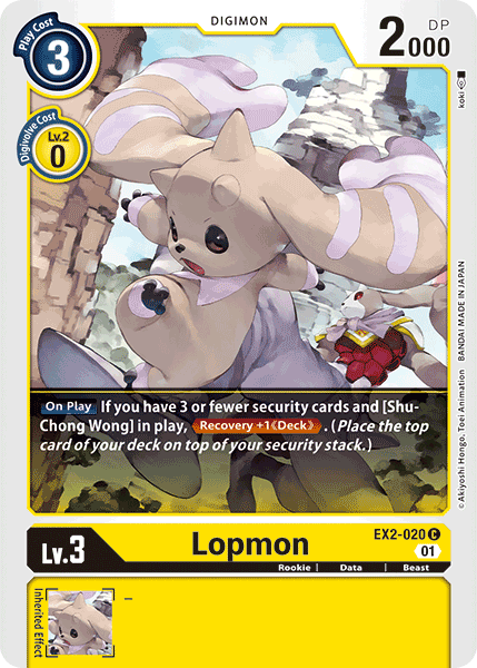 Lopmon [EX2-020] [Digital Hazard] | Tables and Towers