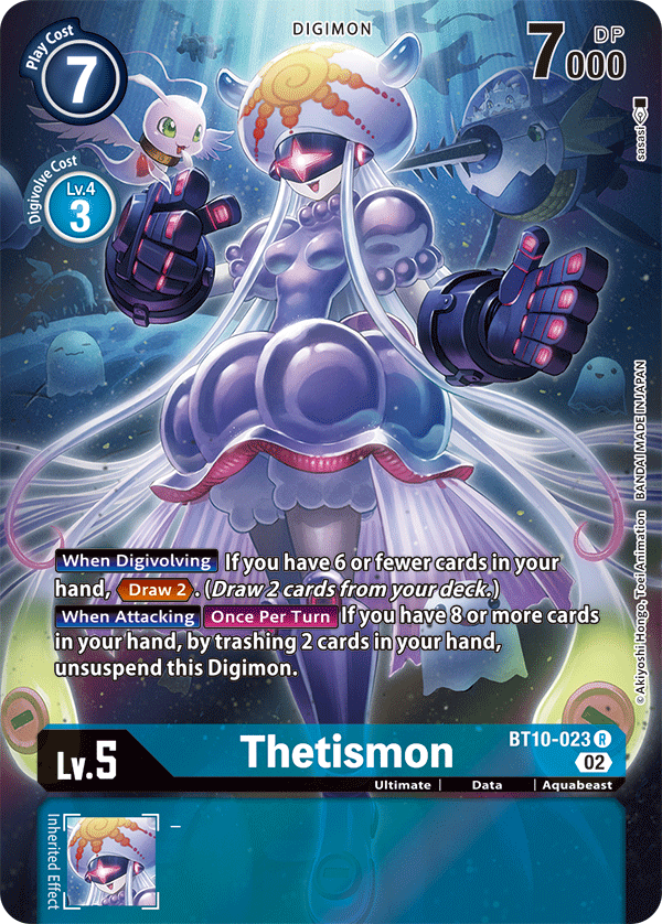 Thetismon [BT10-023] (Alternate Art) [Xros Encounter] | Tables and Towers