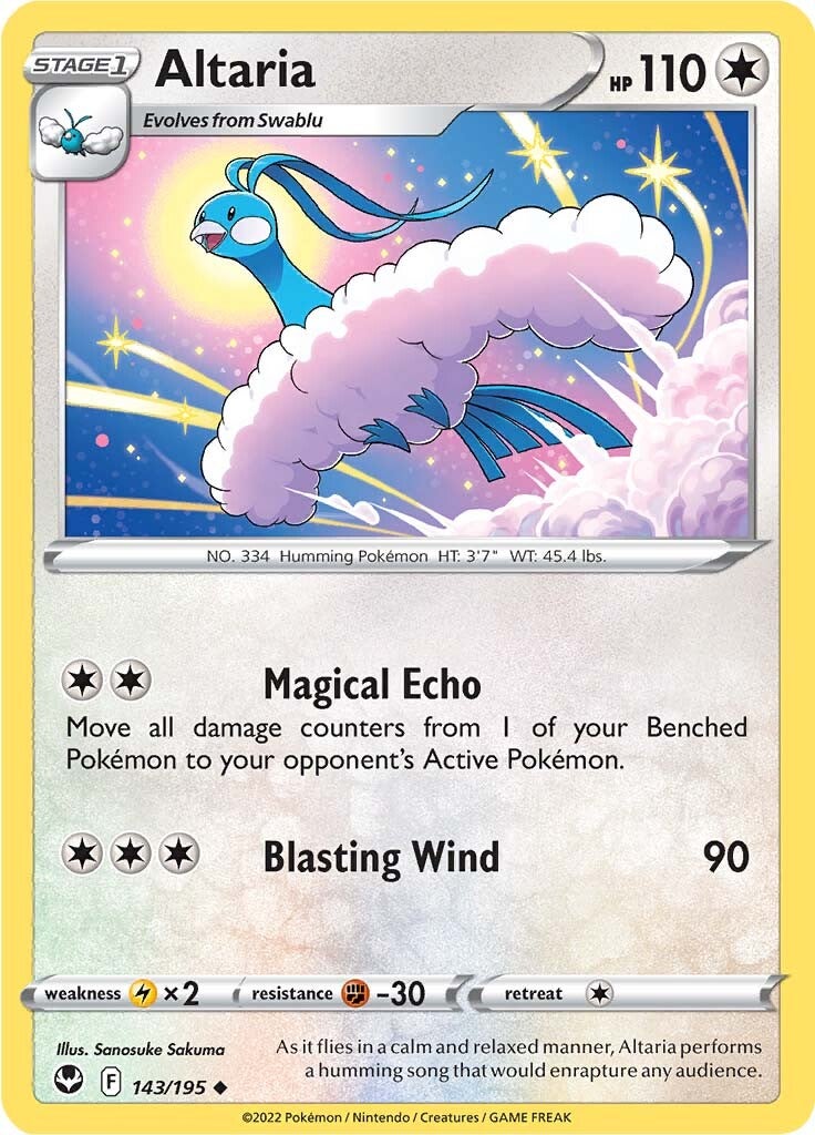 Altaria (143/195) [Sword & Shield: Silver Tempest] | Tables and Towers