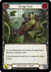 Savage Feast (Blue) [U-WTR016] (Welcome to Rathe Unlimited)  Unlimited Normal | Tables and Towers