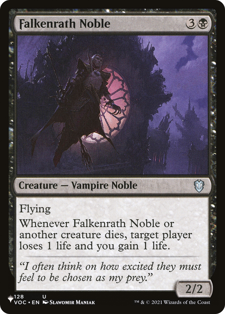 Falkenrath Noble [The List Reprints] | Tables and Towers