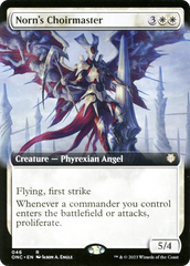 Norn's Choirmaster (Extended Art) [Phyrexia: All Will Be One Commander] | Tables and Towers