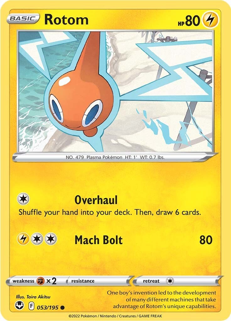 Rotom (053/195) [Sword & Shield: Silver Tempest] | Tables and Towers