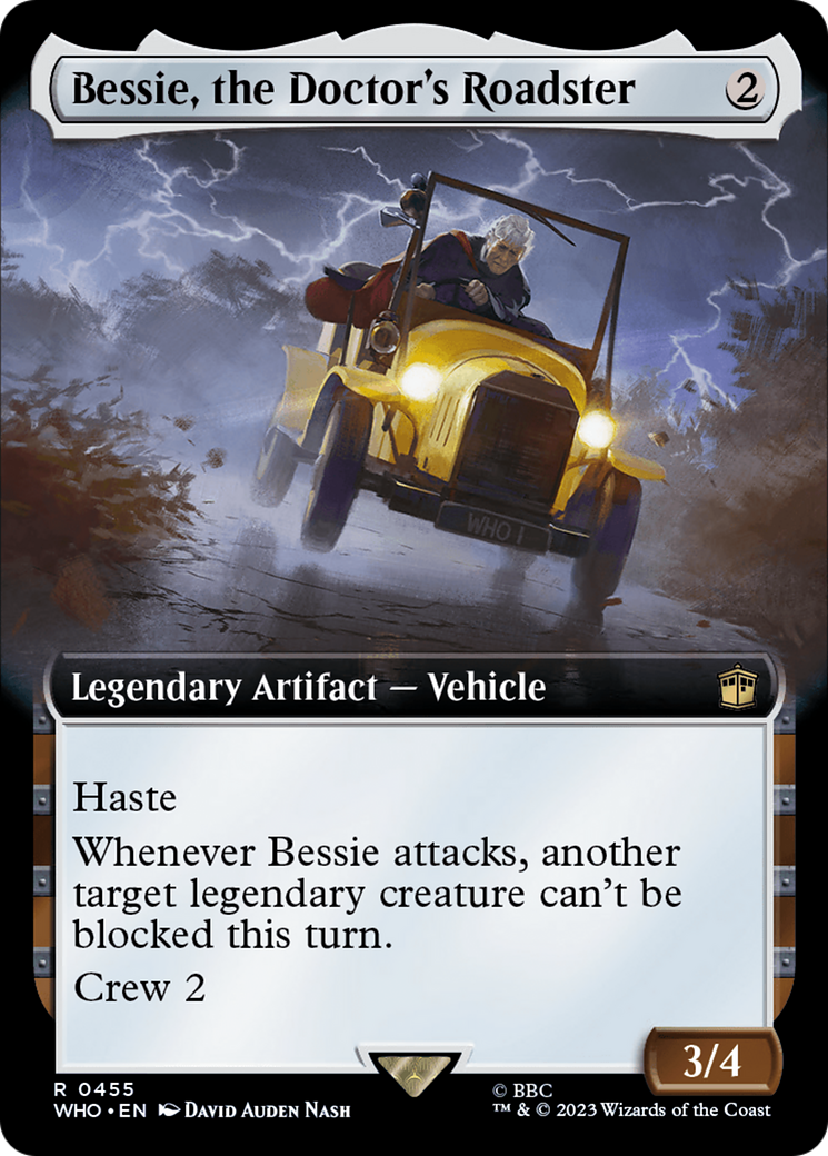 Bessie, the Doctor's Roadster (Extended Art) [Doctor Who] | Tables and Towers