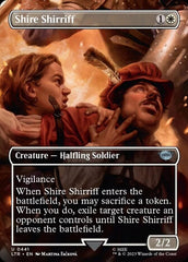 Shire Shirriff (Borderless Alternate Art) [The Lord of the Rings: Tales of Middle-Earth] | Tables and Towers