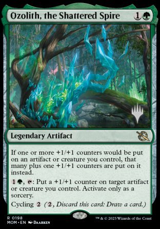 Ozolith, the Shattered Spire (Promo Pack) [March of the Machine Promos] | Tables and Towers