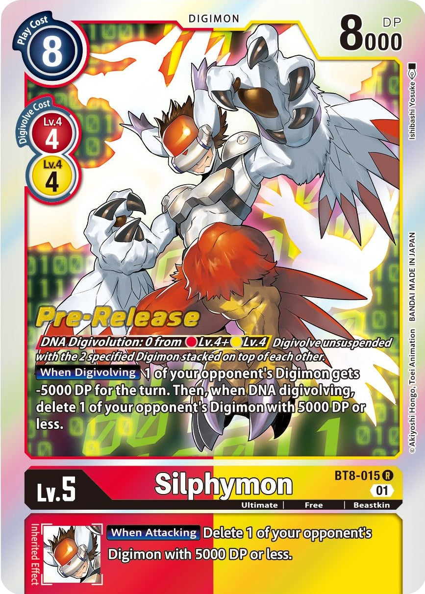 Silphymon [BT8-015] [New Awakening Pre-Release Cards] | Tables and Towers