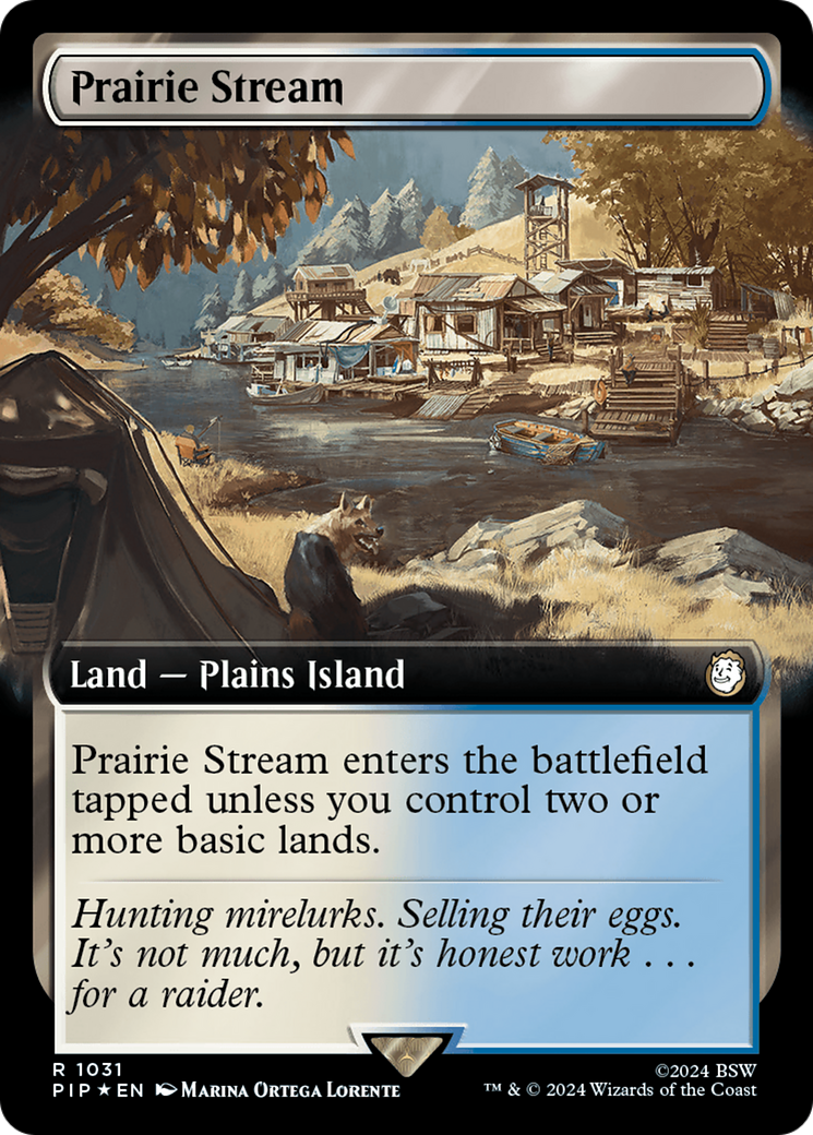 Prairie Stream (Extended Art) (Surge Foil) [Fallout] | Tables and Towers