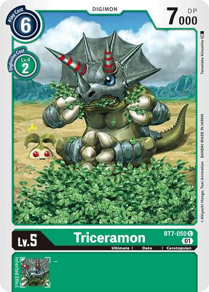 Triceramon [BT7-050] [Next Adventure] | Tables and Towers