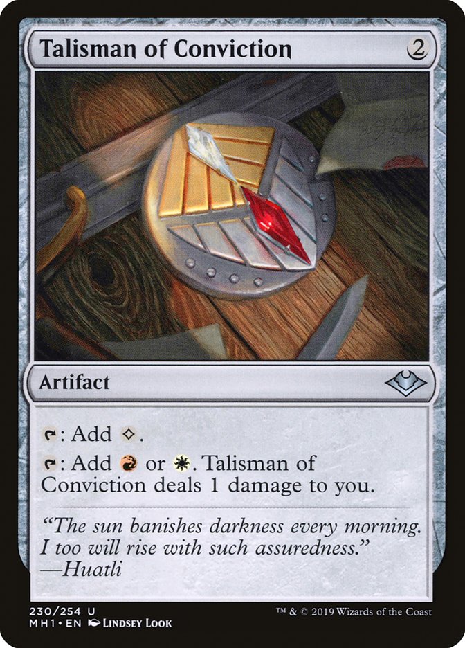 Talisman of Conviction [Modern Horizons] | Tables and Towers