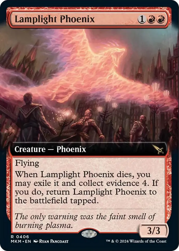 Lamplight Phoenix (Extended Art) [Murders at Karlov Manor] | Tables and Towers