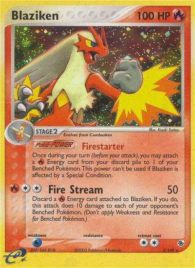 Blaziken (3/109) [EX: Ruby & Sapphire] | Tables and Towers