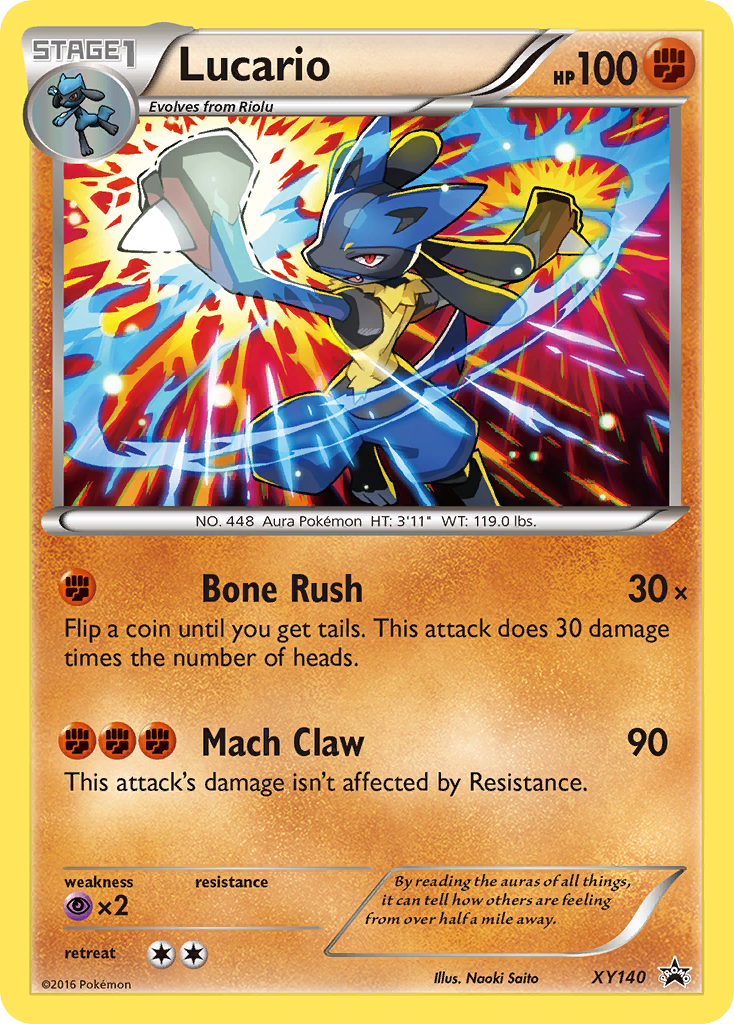 Lucario (XY140) [XY: Black Star Promos] | Tables and Towers