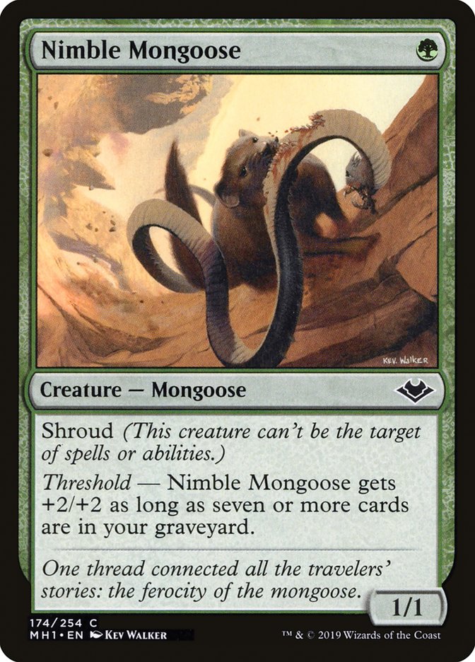 Nimble Mongoose [Modern Horizons] | Tables and Towers