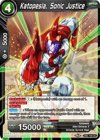 Katopesla, Sonic Justice (Divine Multiverse Draft Tournament) (DB2-148) [Tournament Promotion Cards] | Tables and Towers