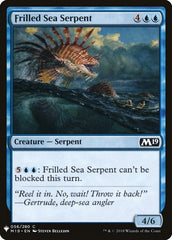 Frilled Sea Serpent [Mystery Booster] | Tables and Towers