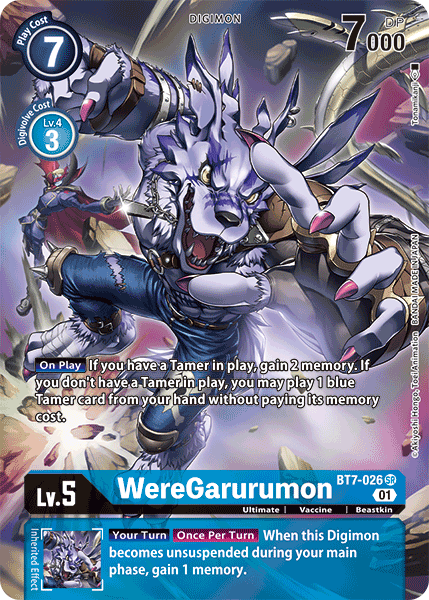 WereGarurumon [BT7-026] (Alternate Art) [Next Adventure] | Tables and Towers