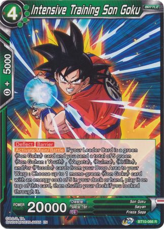 Intensive Training Son Goku (BT10-066) [Rise of the Unison Warrior 2nd Edition] | Tables and Towers