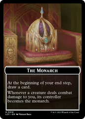 The Monarch // Pirate Double-Sided Token [The Lost Caverns of Ixalan Commander Tokens] | Tables and Towers