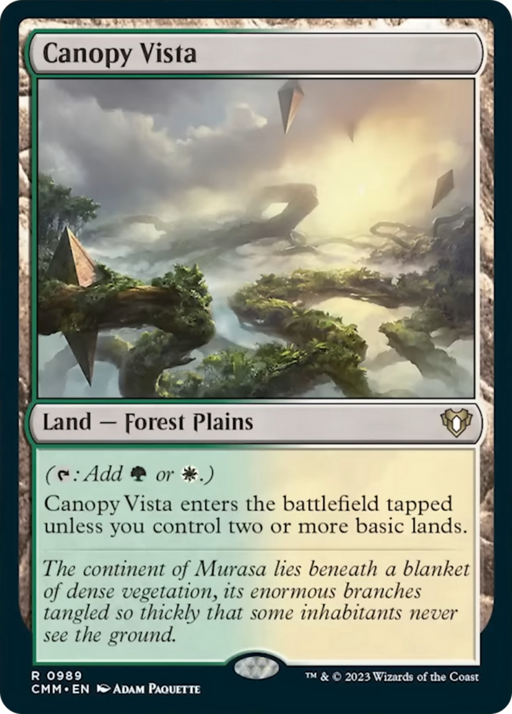 Canopy Vista [Commander Masters] | Tables and Towers