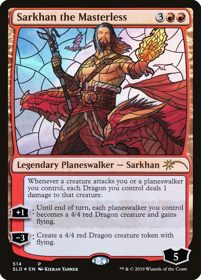 Sarkhan the Masterless (Stained Glass) [Secret Lair Drop Promos] | Tables and Towers