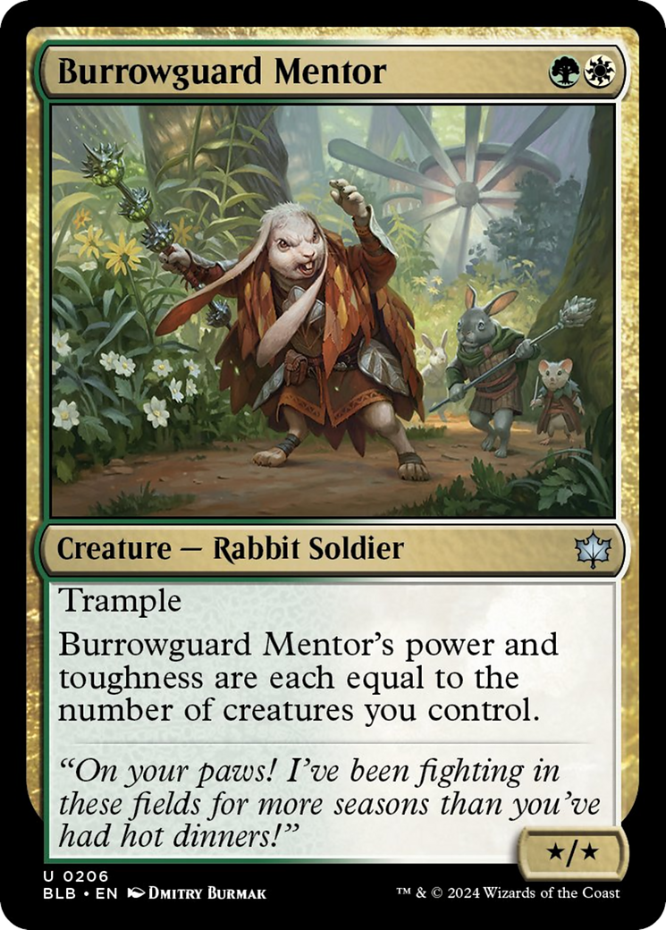 Burrowguard Mentor [Bloomburrow] | Tables and Towers