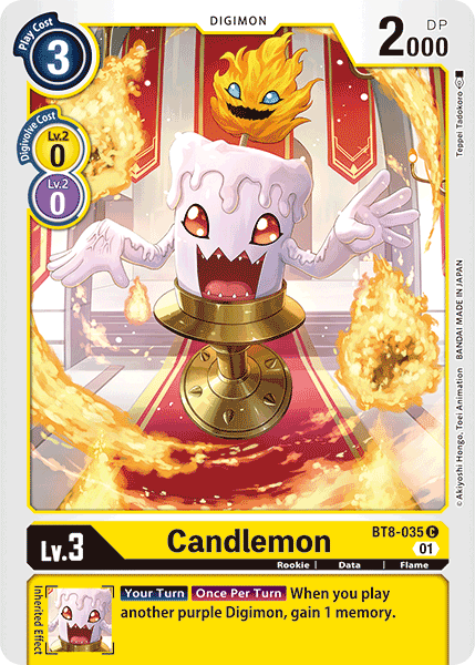 Candlemon [BT8-035] [New Awakening] | Tables and Towers