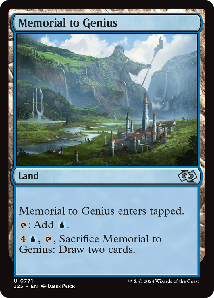 Memorial to Genius [Foundations Jumpstart] | Tables and Towers