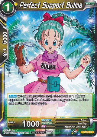 Perfect Support Bulma (Non-Foil) (P-034) [Promotion Cards] | Tables and Towers