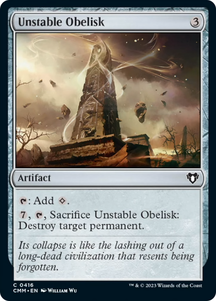 Unstable Obelisk [Commander Masters] | Tables and Towers