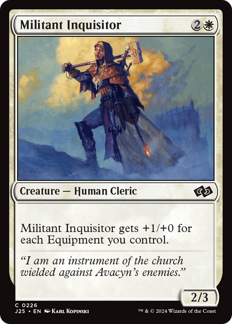 Militant Inquisitor [Foundations Jumpstart] | Tables and Towers