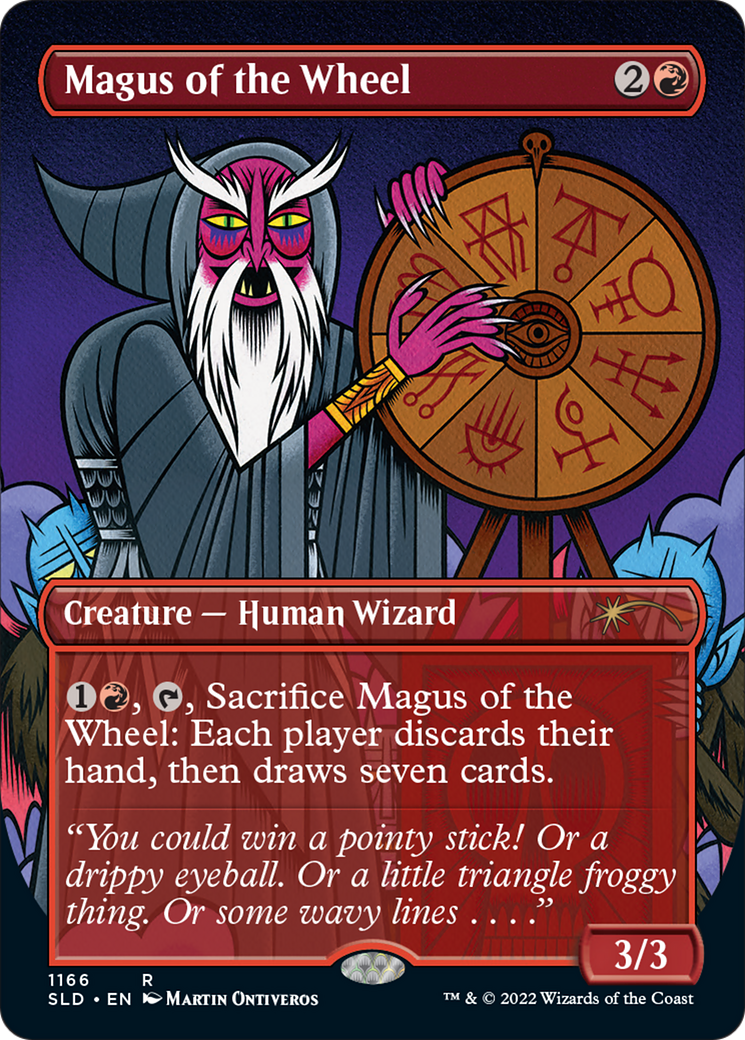 Magus of the Wheel (Borderless) [Secret Lair Drop Series] | Tables and Towers