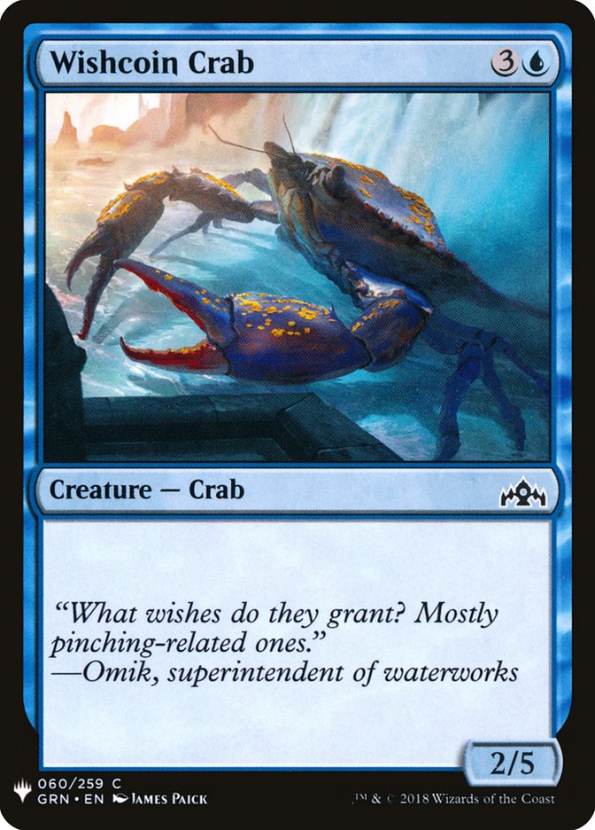 Wishcoin Crab [Mystery Booster] | Tables and Towers