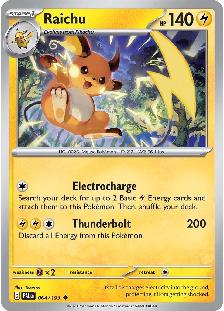 Raichu (064/193) [Scarlet & Violet: Paldea Evolved] | Tables and Towers