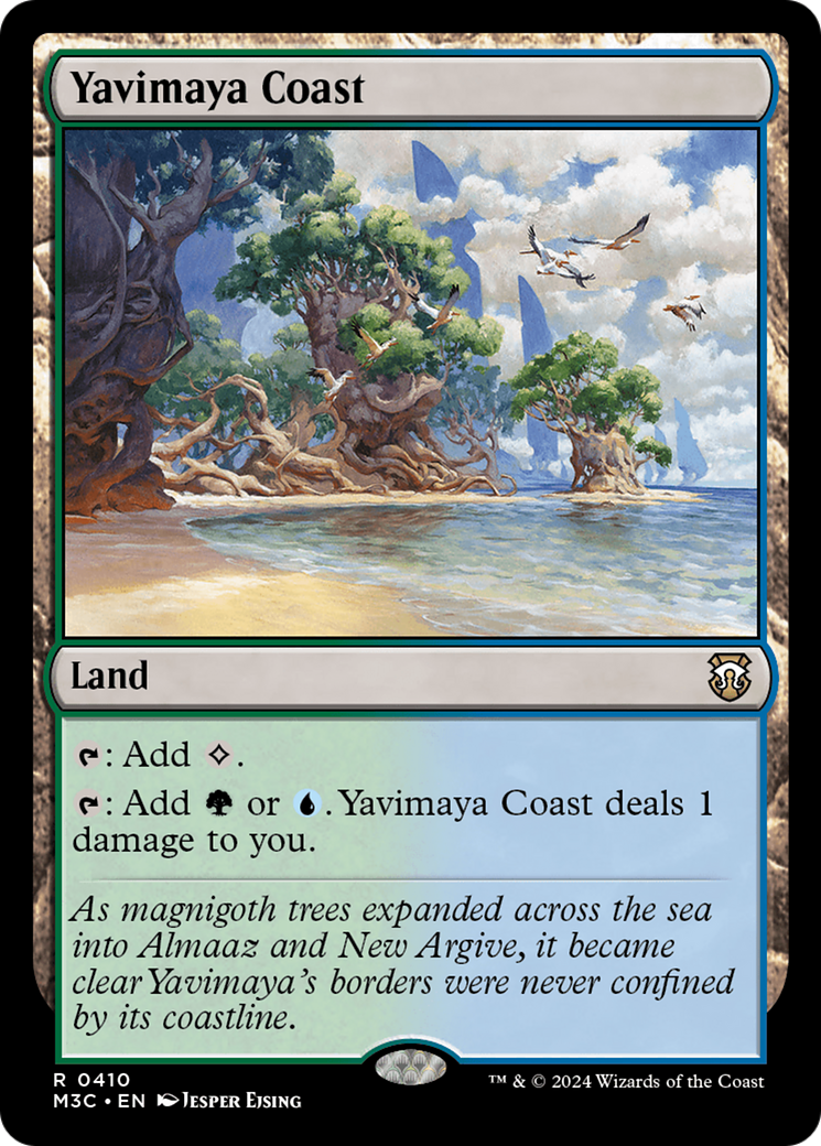 Yavimaya Coast (Ripple Foil) [Modern Horizons 3 Commander] | Tables and Towers