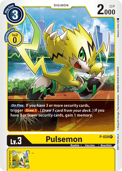 Pulsemon [P-028] [Promotional Cards] | Tables and Towers