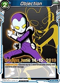 Objection (Origins 2019) (BT1-052_PR) [Tournament Promotion Cards] | Tables and Towers