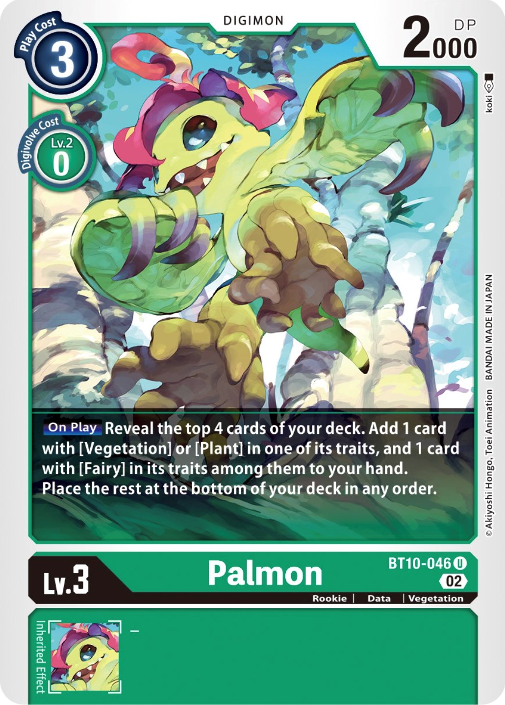 Palmon [BT10-046] [Xros Encounter] | Tables and Towers