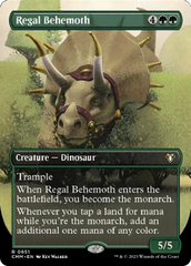 Regal Behemoth (Borderless Alternate Art) [Commander Masters] | Tables and Towers