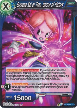 Supreme Kai of Time, Unison of History (BT10-034) [Rise of the Unison Warrior 2nd Edition] | Tables and Towers