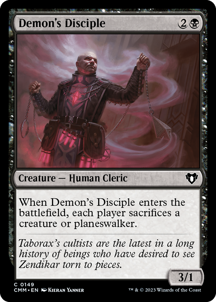 Demon's Disciple [Commander Masters] | Tables and Towers