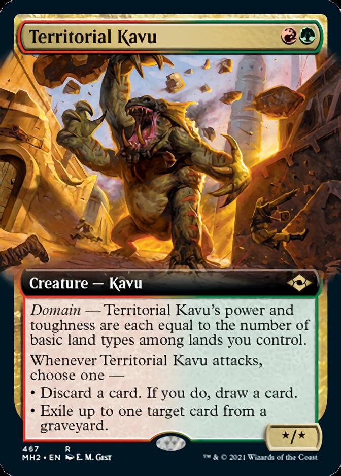 Territorial Kavu (Extended Art) [Modern Horizons 2] | Tables and Towers