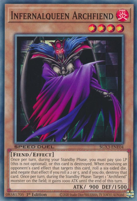 Infernalqueen Archfiend [SGX3-ENE04] Common | Tables and Towers