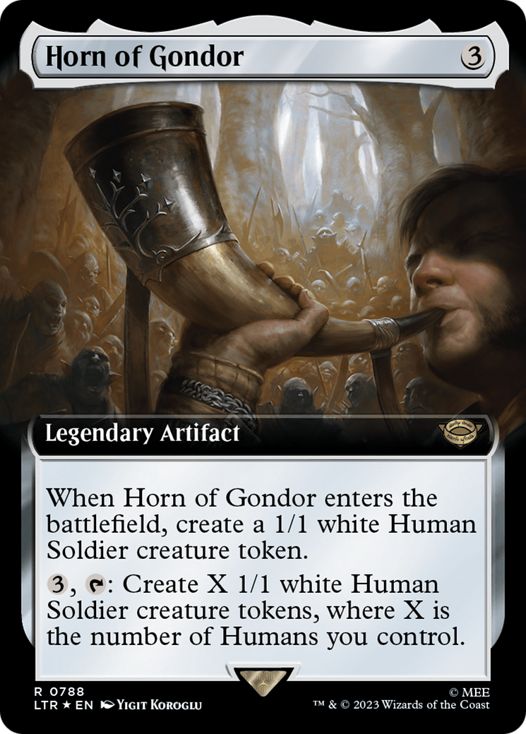 Horn of Gondor (Extended Art) (Surge Foil) [The Lord of the Rings: Tales of Middle-Earth] | Tables and Towers