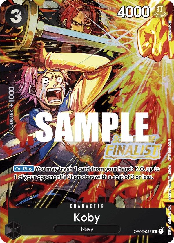 Koby (Online Regional 2023) [Finalist] [One Piece Promotion Cards] | Tables and Towers