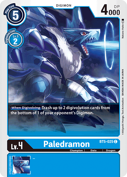 PaleDramon [BT5-025] [Battle of Omni] | Tables and Towers