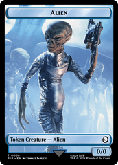 Alien // Clue Double-Sided Token [Fallout Tokens] | Tables and Towers