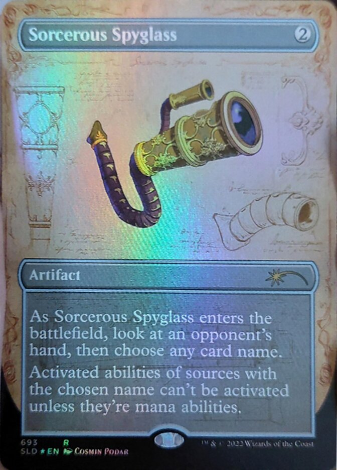 Sorcerous Spyglass (Blueprint) [Secret Lair Drop Promos] | Tables and Towers